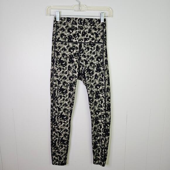 MIRACLESUIT Tummy Control Leggings Tortoise Shell Size Small Black Green $86 - Picture 5 of 11